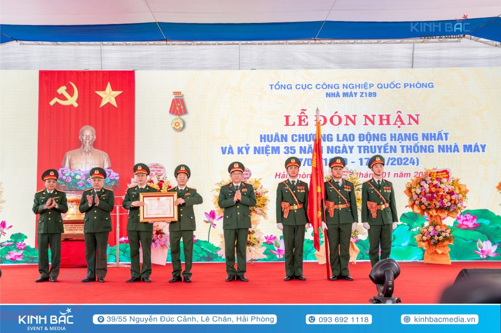 Lễ Kỷ Niệm 35 Năm Ngày Thành Lập Nhà Máy Z189 (Công ty đóng tàu 189) - Tổ Chức Sự Kiện Hải Phòng