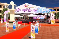 Kinh Bắc Media – Đơn vị tư vấn thiết kế phối cảnh 3D kỷ niệm 20 năm ngày ra trường hội khóa 2002 – 2005 Trường THPT Tiên Hưng