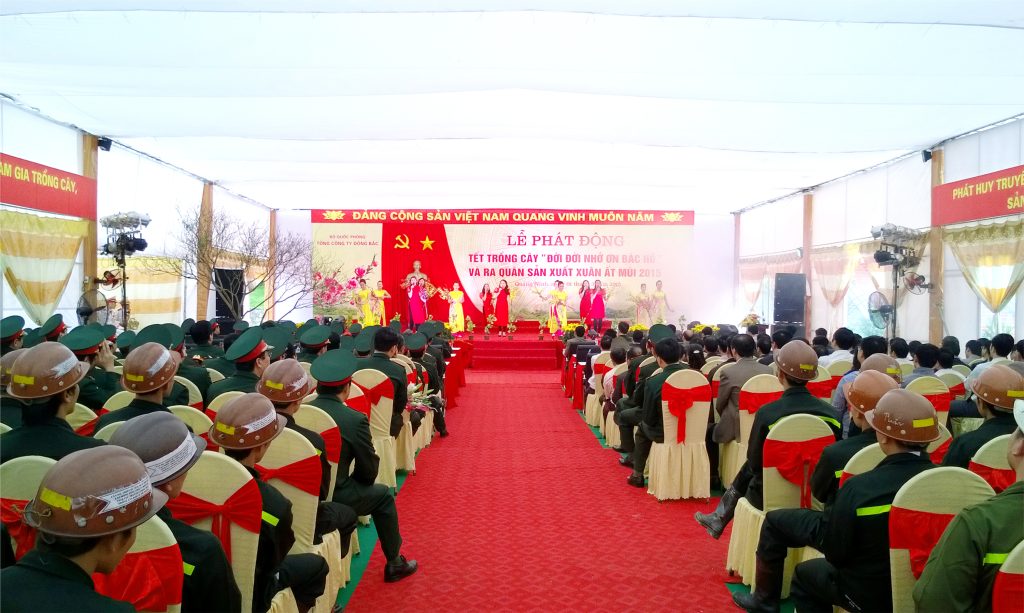 Tết trồng cây và ra quân sản xuất của Tổng Công Ty Đông Bắc - Kinh Bắc Media